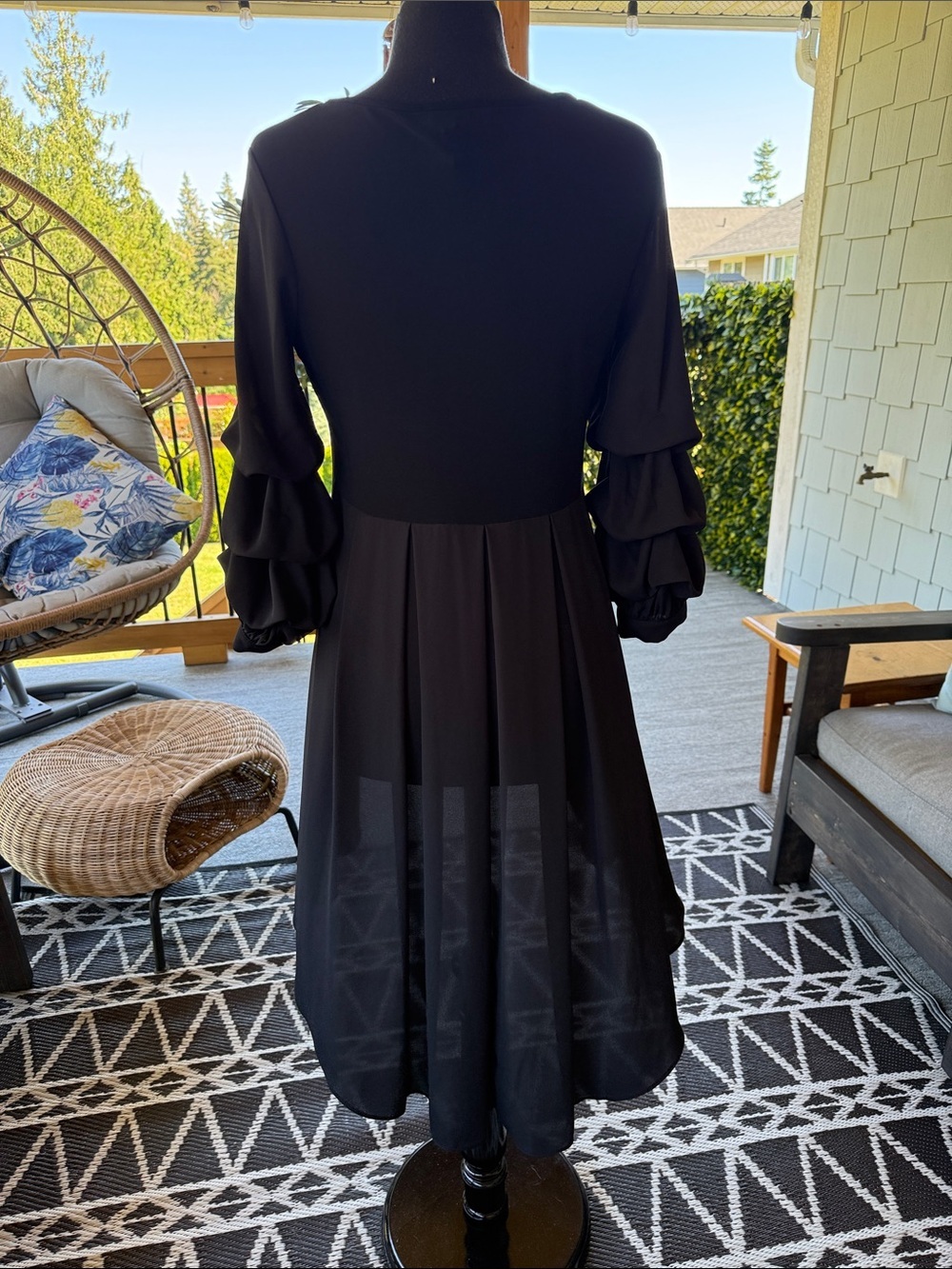 Joseph Ribkoff | LDS Tunic/ Hi - Low / Ruffle Blouse - Picture 6 of 10